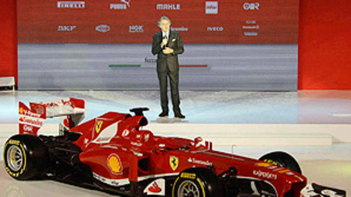 Ferrari unveils new Formula One car for 2013 season