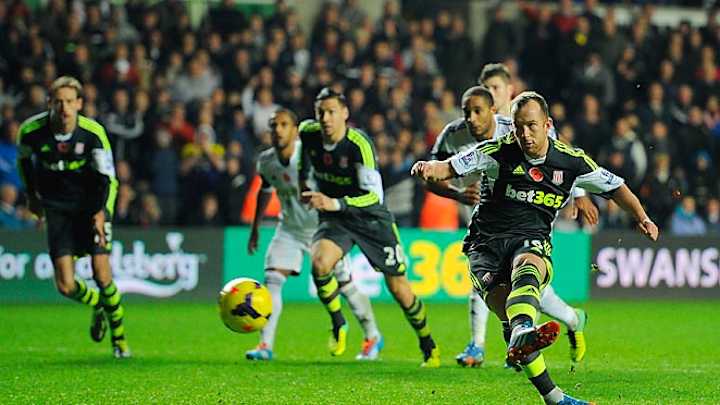 Stoke City, Swansea fight to wild 3-3 draw