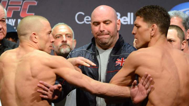 With no evidence, Nick Diaz accuses Georges St-Pierre of steroid use With no evidence, Nick Diaz accuses Georges St-Pierre of steroid use