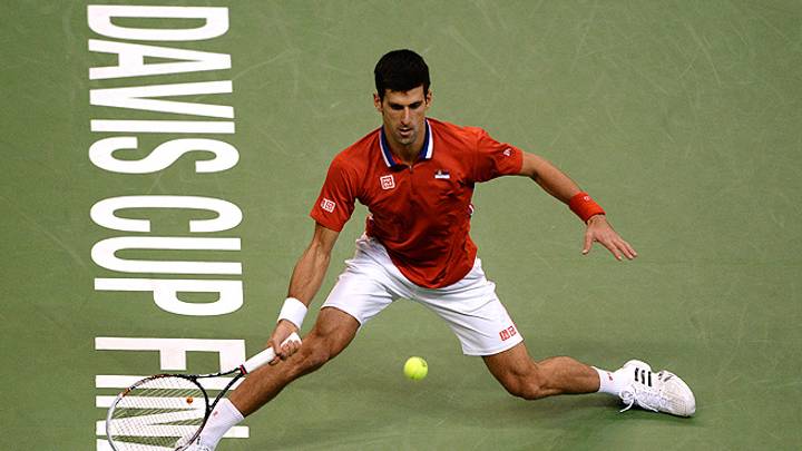 Serbia, Czech Republic tied after Djokovic, Berdych win matches
