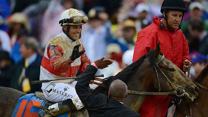 Orb draws rail as 1-1 favorite in Preakness