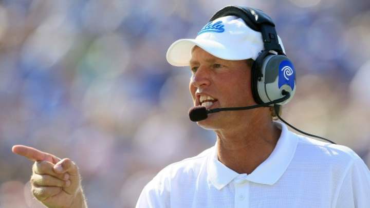 Rick Neuheisel sings tribute to Johnny Football