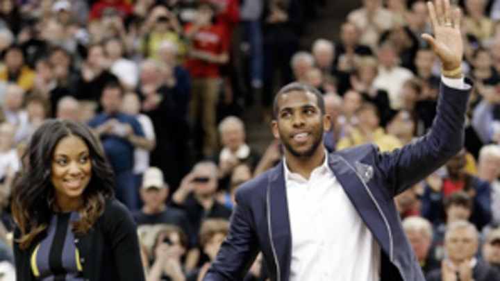Wake Forest retires Chris Paul's No. 3 jersey