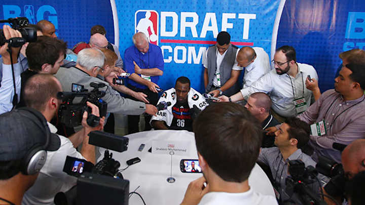 NBA teams dissect Muhammad, Zeller at combine