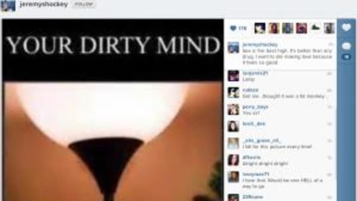 Jeremy Shockey's Instagram: "I want to die making love because it feels so good."