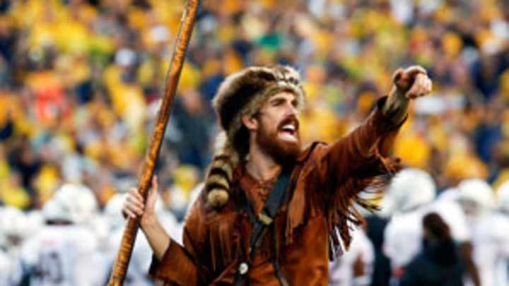 WVU mascot told to stop firing musket at wildlife
