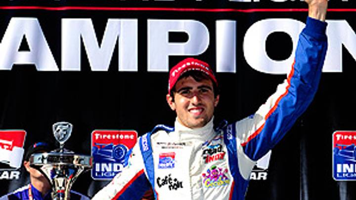 Indy Lights champ Tristan Vautier testing Indy car for Sam Schmidt Indy Lights champ Tristan Vautier testing Indy car for Sam Schmidt