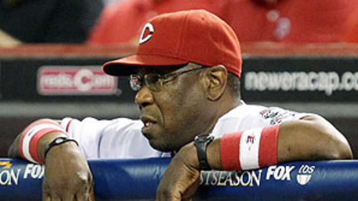 Reds' Baker keeps coming back to chase elusive World Series ring