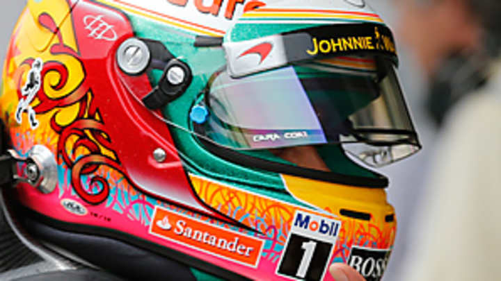 Hamilton wins pole position for Brazilian GP Hamilton wins pole position for Brazilian GP