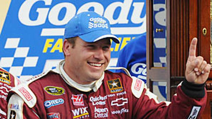 Wild finish helps Newman emerge in Victory Lane at Martinsville Wild finish helps Newman emerge in Victory Lane at Martinsville