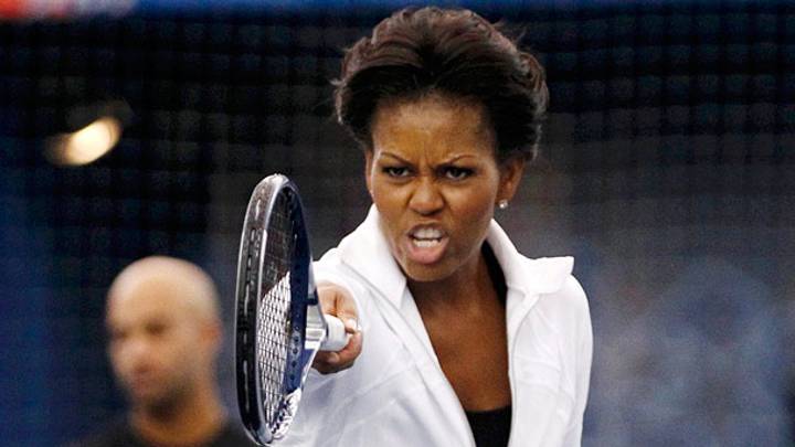 Michelle Obama shows her stuff in Flushing Michelle Obama shows her stuff in Flushing