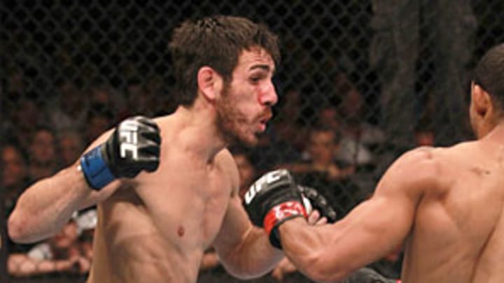 Florian easing into transition from MMA fighter to broadcaster