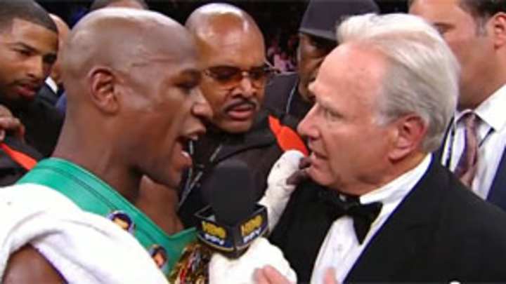 Mayweather, Merchant blow up after fight