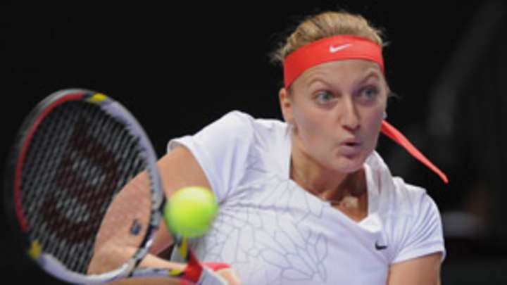 Tearful Kvitova disappointed after loss at WTA Championships