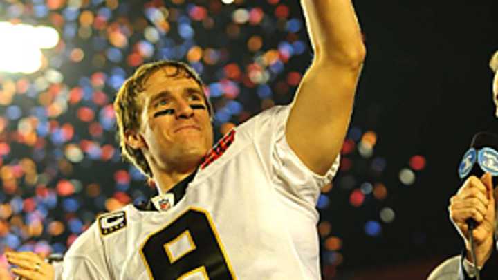 Pitch-perfect Brees vaults Saints, Bayou region to Super Bowl crown