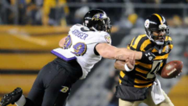Ravens linebacker Paul Kruger fined for wearing jersey too high Ravens linebacker Paul Kruger fined for wearing jersey too high