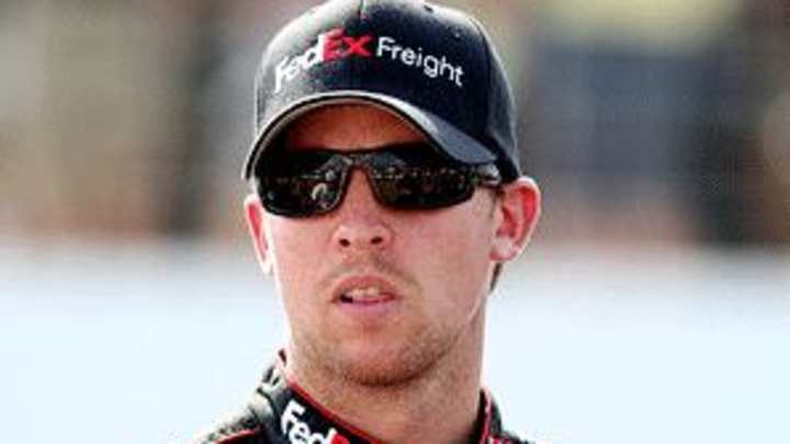Denny Hamlin wages valiant fight at Cup stop in New Hampshire
