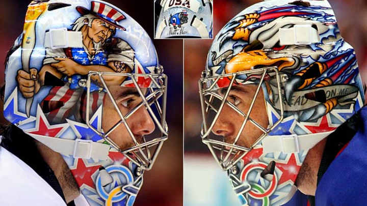 Winter Olympics Goalie Masks