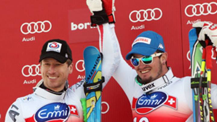 Reichelt, Paris share World Cup downhill win in Italy