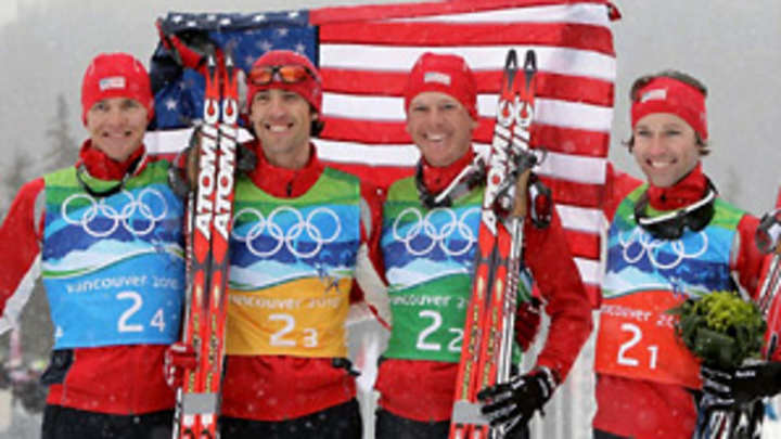 U.S. Nordic combined team arrives