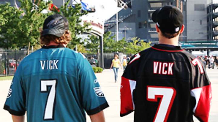 For many Atlantans, it's hard to let go of former hero Michael Vick