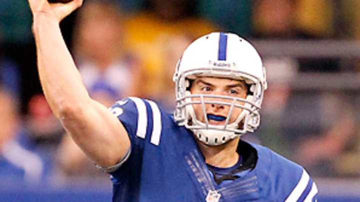 Colts' Luck gives himself mid-term grade of C