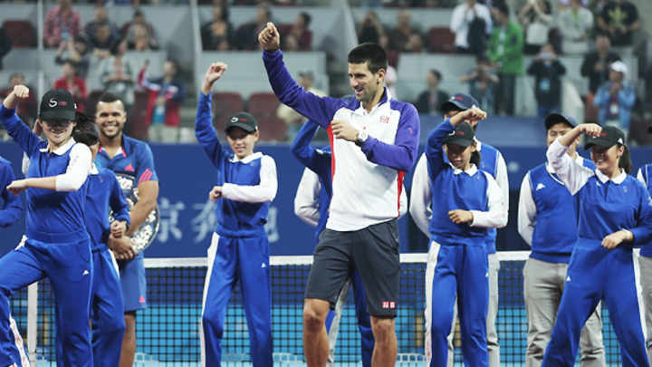 'Gangnam Style' takes over tennis 'Gangnam Style' takes over tennis