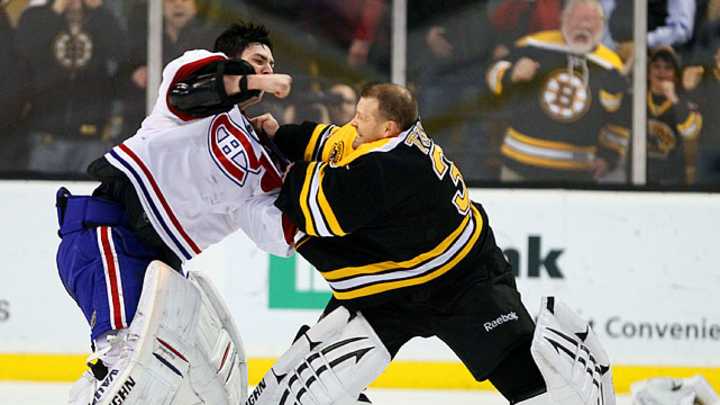 Wild NHL Goalie Fights