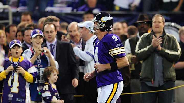 Brett Favre Outside the Huddle