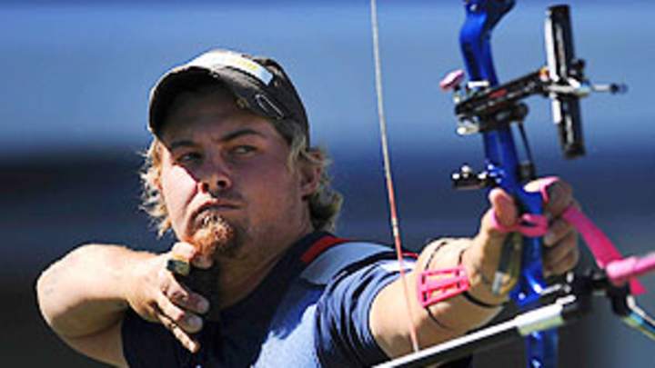 Archer Ellison shoots for almost impossible score, Olympic gold