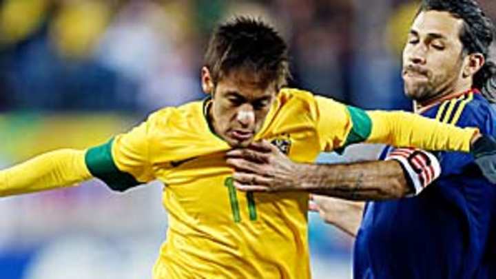 Brazil ties Colombia 1-1 as Neymar misses PK