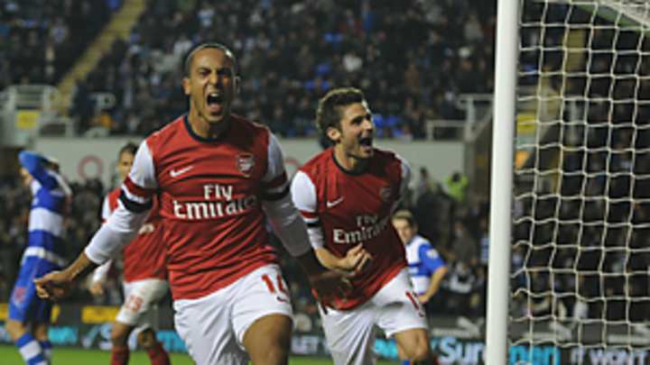 Arsenal recovers from 4 down at Reading to win 7-5 Arsenal recovers from 4 down at Reading to win 7-5