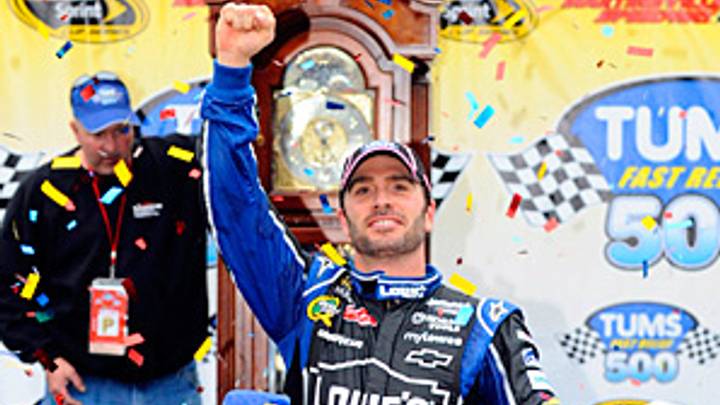 Johnson wins at Martinsville Johnson wins at Martinsville
