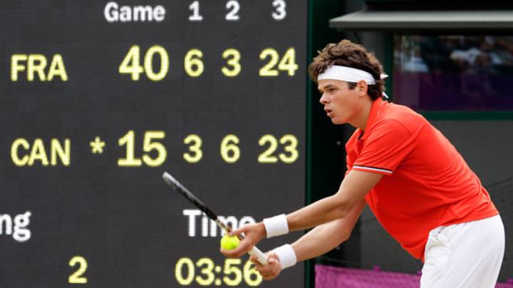 Jo-Wilfried Tsonga, Milos Raonic finish record-setting marathon set