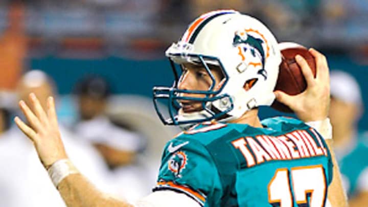 Tannehill to start Friday for Dolphins
