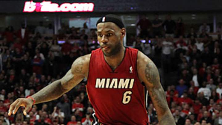 Heat's Big Three erase all doubt with stirring run to NBA Finals