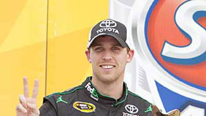 Hamlin wins STP 400 at Kansas