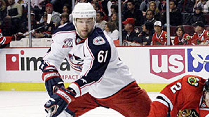 Crashing the net: Jackets' Nash scoring way out of injury troubles Crashing the net: Jackets' Nash scoring way out of injury troubles