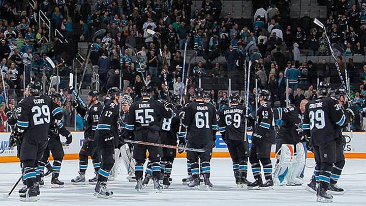 Sharks swimming against the playoff tide Sharks swimming against the playoff tide