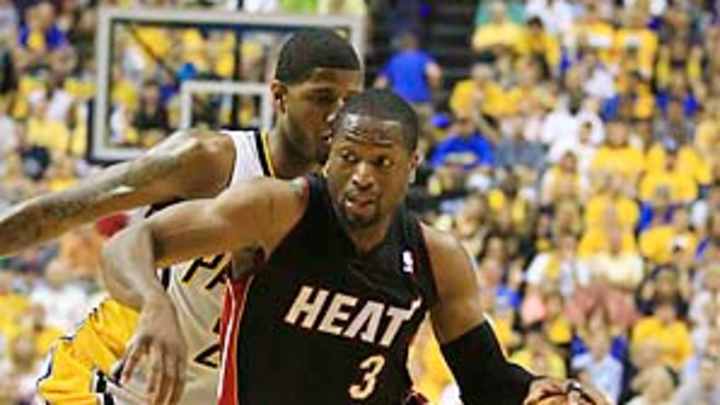 James, Wade answer call as Miami rallies to even series with Indiana