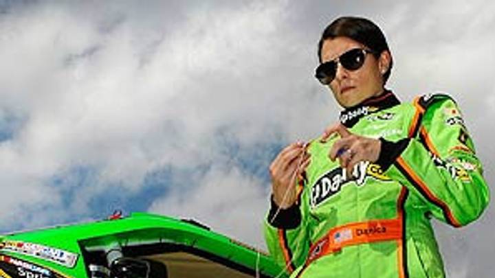 Danica claims first Nationwide pole Danica claims first Nationwide pole