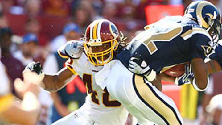 Redskins rookie Chris Horton is walking in his idol's footsteps