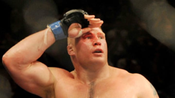 Lesnar pulls out of UFC 106