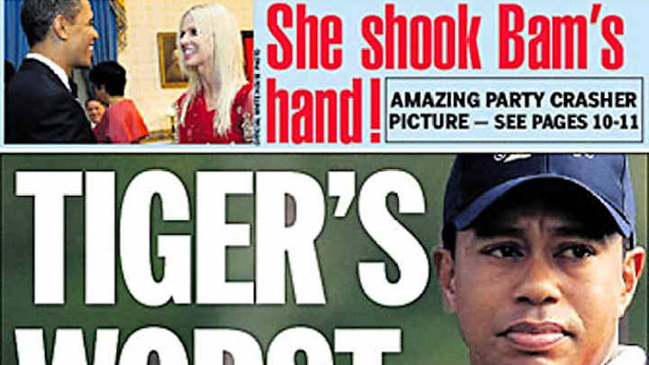 Tiger Woods Newspaper Headlines