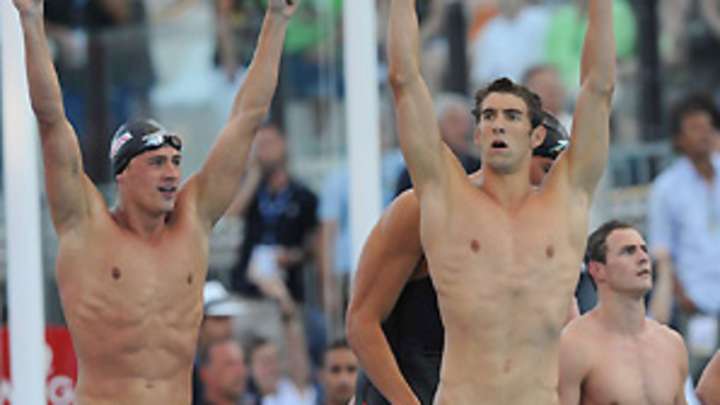 Phelps, U.S. relay team steal spotlight at record-setting worlds