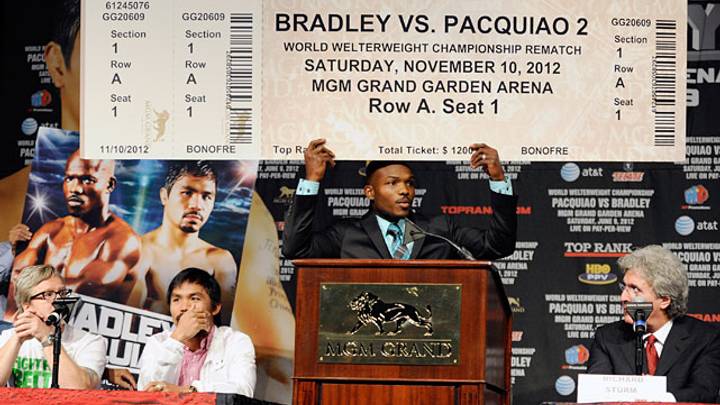 Bradley already promoting rematch with Pacquiao at final press conference Bradley already promoting rematch with Pacquiao at final press conference