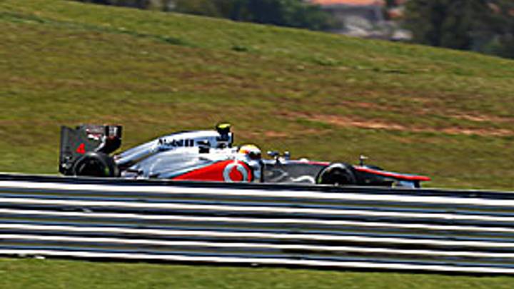 Lewis Hamilton fastest in practice for Brazilian GP Lewis Hamilton fastest in practice for Brazilian GP