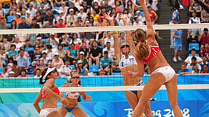 Peace prevails at Russia vs. Georgia volleyball showdown