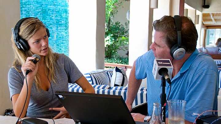 Dan Patrick with Brooklyn Decker