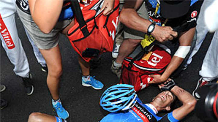 Former doper David Millar finishes first in Tour's longest stage